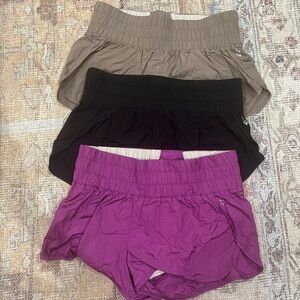 Lots of 3 Free People FP Movement x Hatch Pregnancy Shorts